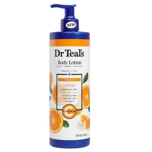 Dr Teal's Radiant Citrus Body Lotion- 18fl oz