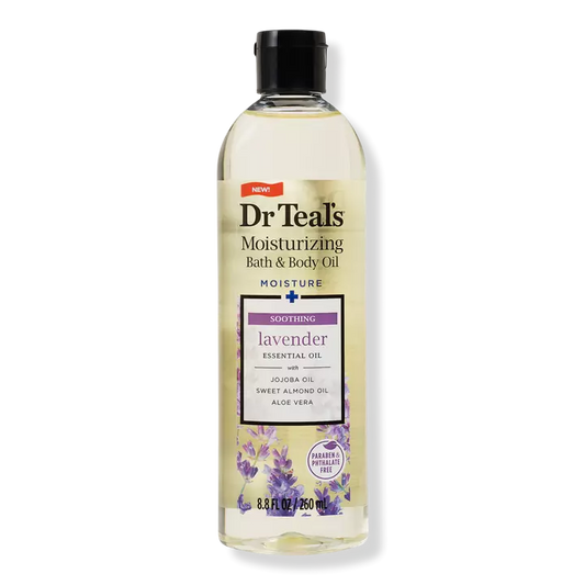 Dr Teal's Soothing Lavander Moisturizing Bath & Body Oil- 8.8fl oz